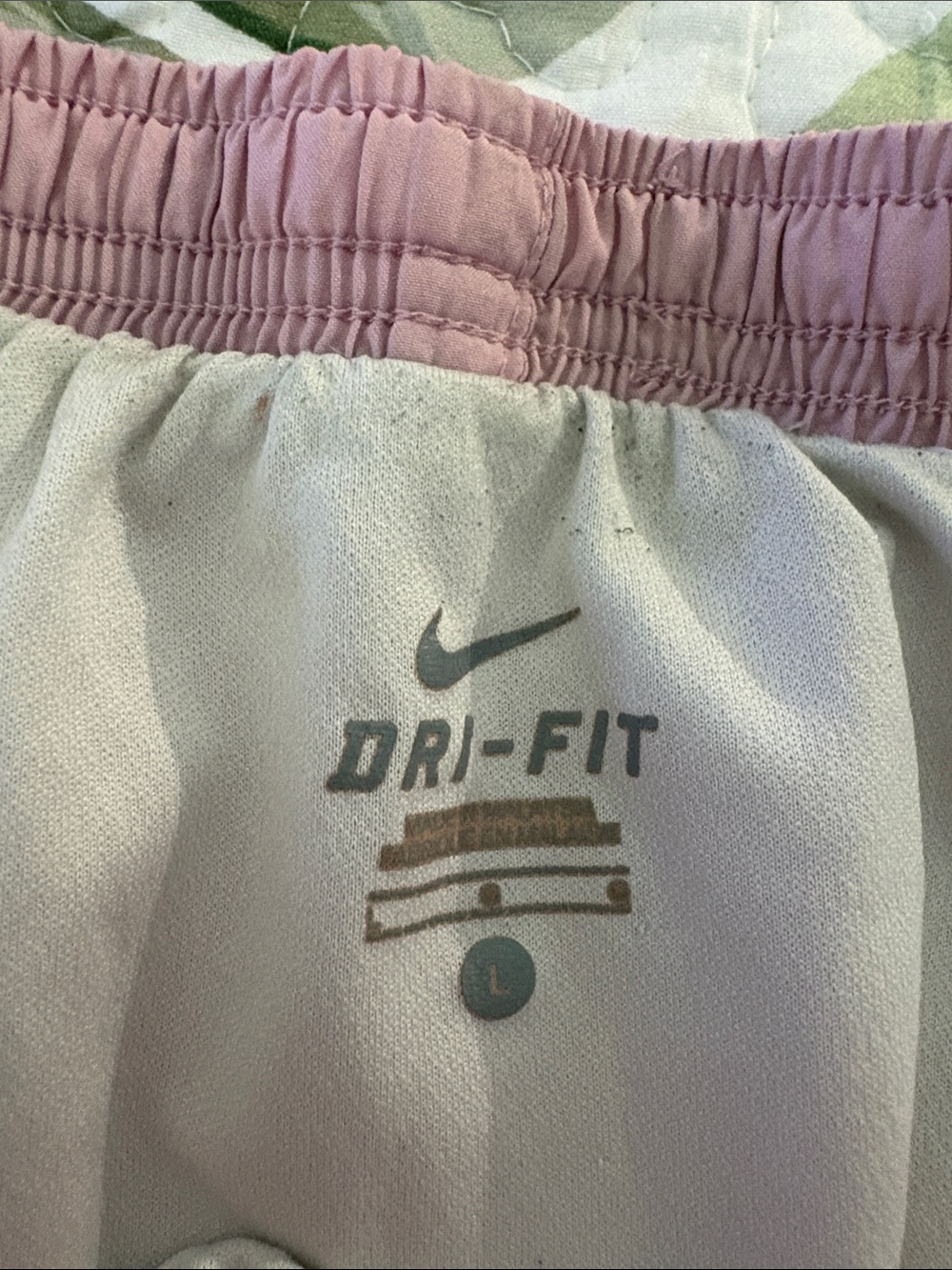 Nike Dri-FitPink Athletic Shorts with Black Trim L - Picture 3 of 4